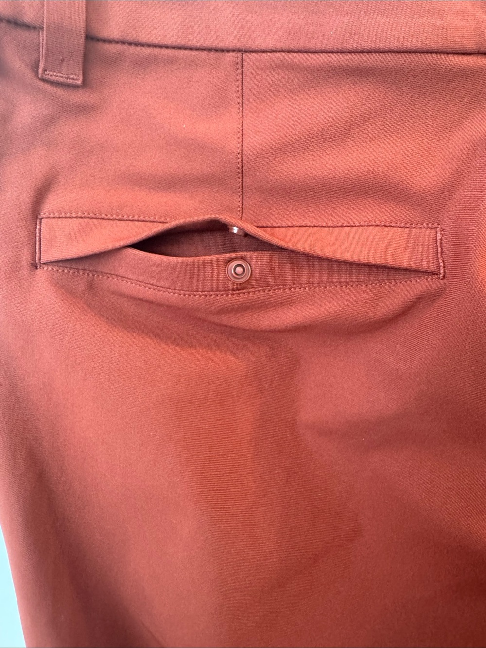 Lululemon Men's Commission Pant Classic -Dark Terra Cotta/Rust. Size 32 - Picture 8 of 14